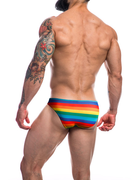 Slip Bikini de corte bajo Rainbow - Provocative - C4M