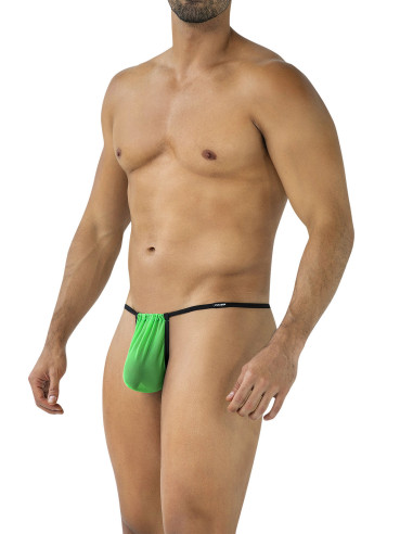 SP4NDEX GLOW by C4M - Mesh Green Pouch Adjustable V-String