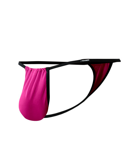 SP4NDEX GLOW by C4M - Hot Pink Pouch Adjustable V-string