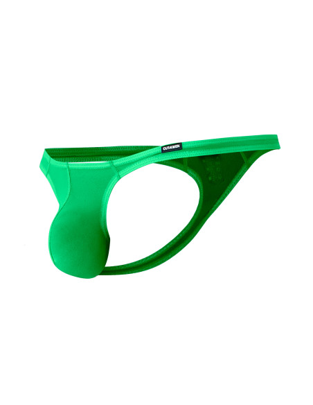 SP4NDEX GLOW by C4M - Mesh Green Brazilian Thong