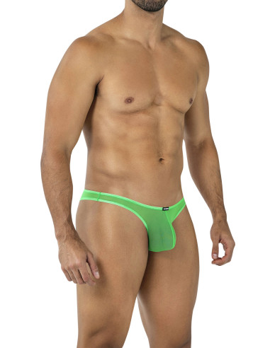 SP4NDEX GLOW by C4M - Mesh Green Capri Brief