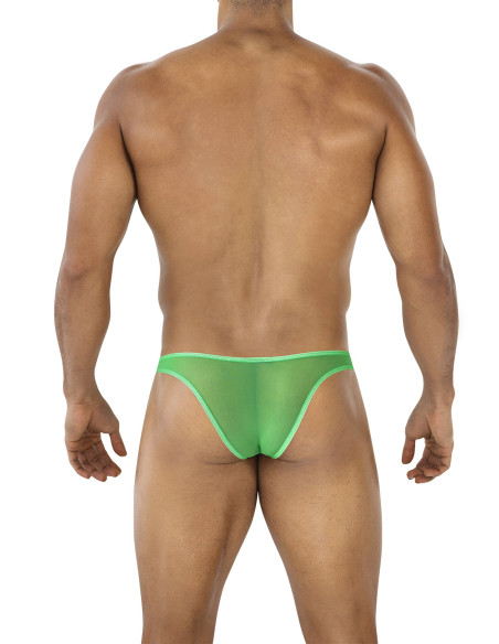 SP4NDEX GLOW by C4M - Mesh Green Capri Brief