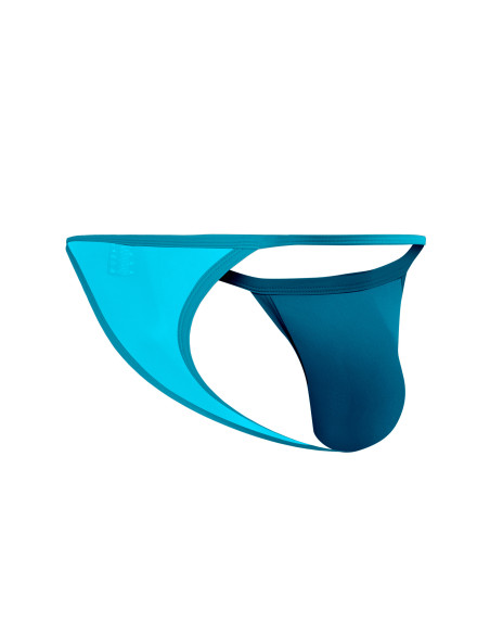SP4NDEX GLOW by C4M - Mesh Turquoise Tanga Kini