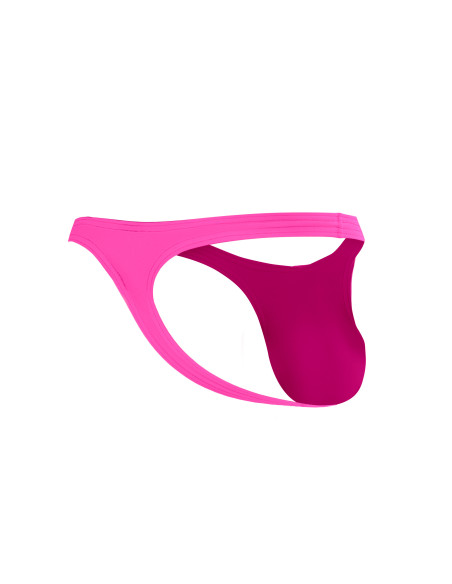 SP4NDEX GLOW by C4M - Hot Pink Thong Bulge PLUS (Poche frontale +20 % d’espace)