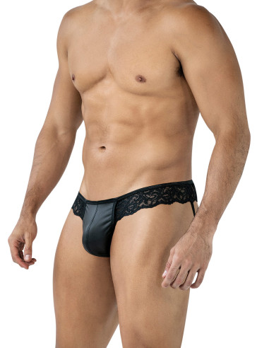 Jockstring Black Lacey (Negro)