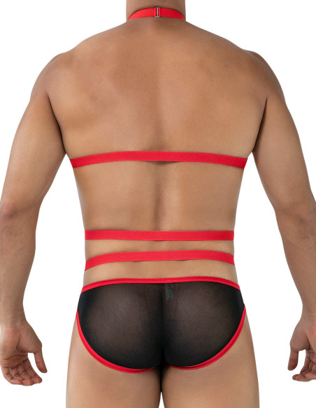 Harnais Halter Red Daring (Noir / Rouge)