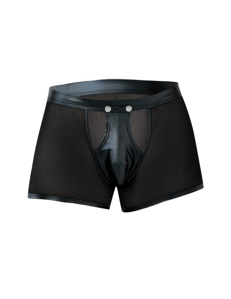 R4VAGE by C4M Boxer Transparente Negro (Negro / Rojo)