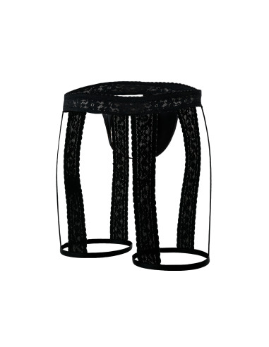 R4VAGE by C4M Black Lacey Garter (Black)