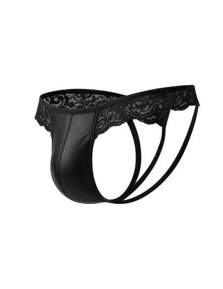 R4VAGE by C4M Black Lacey Jockstrap (Black)