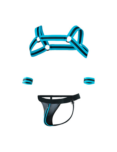R4VAGE by C4M Total Look Turquoise Fantasy (Negro / Turquesa)