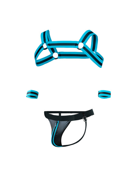 R4VAGE by C4M Total Look Turquoise Fantasy (Negro / Turquesa)