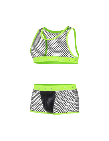 R4VAGE by C4M Total Look Black Neon Rave (Negro / Neón)