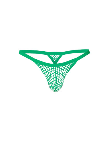 R4VAGE by C4M Tanga Green Thong Panel (Verde)