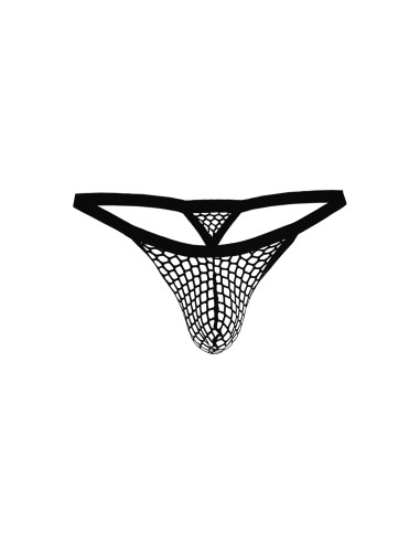Tanga Black Thong Panel (Negro)