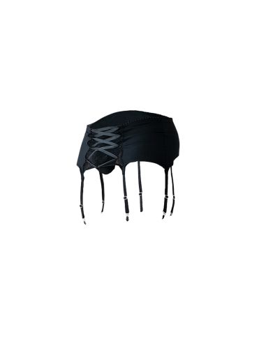 copy of R4VAGE by C4M Thong Black Web Sheer (Negro)