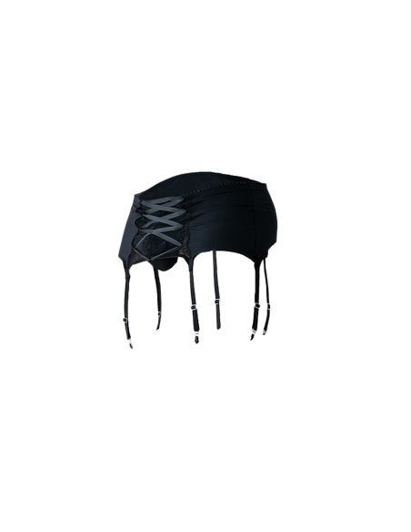 copy of R4VAGE by C4M Thong Black Web Sheer (Negro)