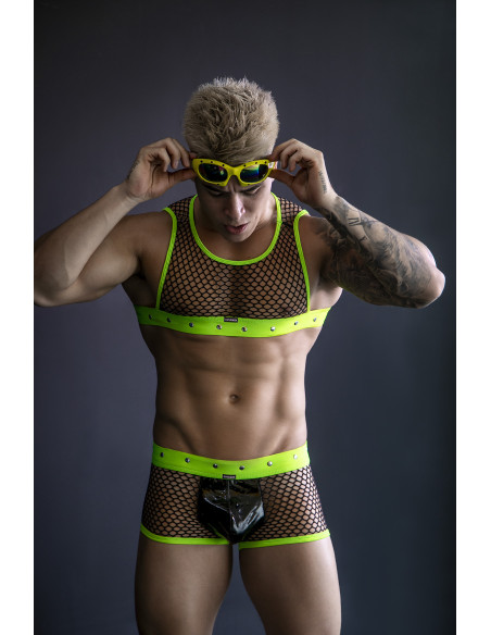 R4VAGE by C4M Total Look Black Neon Rave (Negro / Neón)