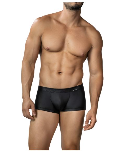 R4VAGE by C4M Split Exposure Trunk – Men’s Faux Leather Trunk with Open Back Cut-Out – Black